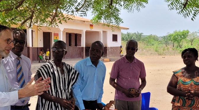 Ghanareise im Frühjahr 2024: Der Besuch der Schule